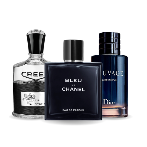 Creed Aventus, Bleu De Chanel, Dior Sauvage 100ml